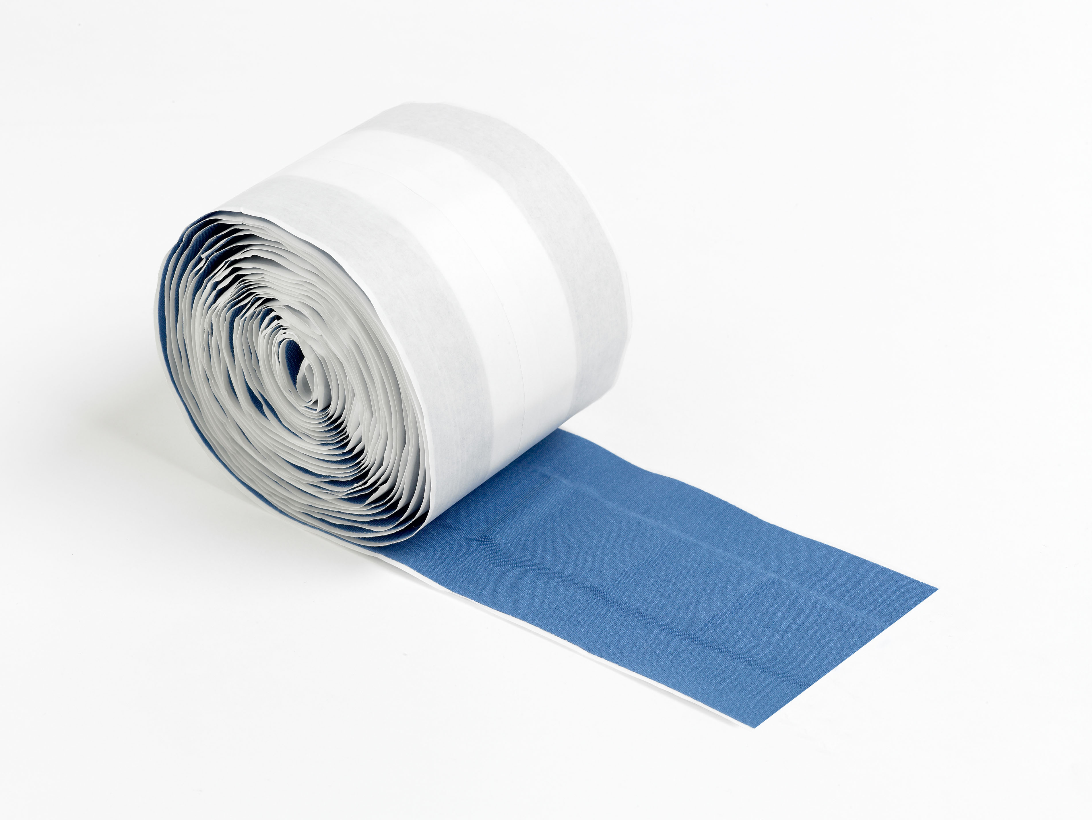 Kék detektálható méretre vágható elasztikus textil sebtapasz 8cm x 5m